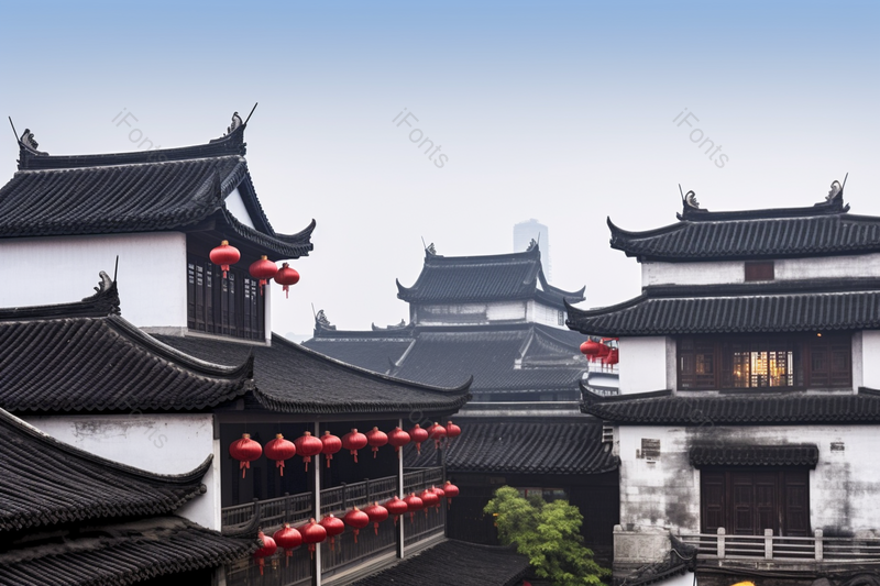 苏州甪直古镇江南文化园历史文化古建筑摄影图,高清,摄影图,摄影图片,图片大全,摄影图免费下载